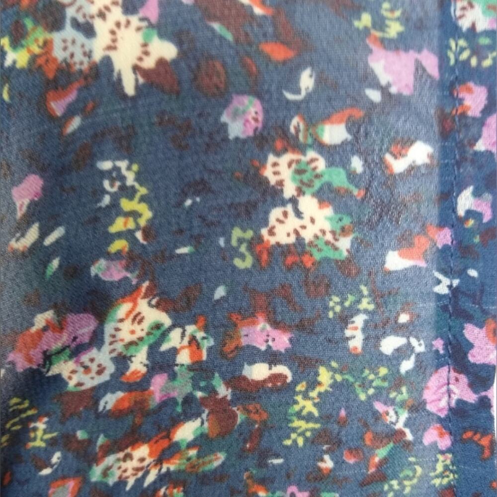 Miss Me Embroidered Beaded Boho Floral Tank Top M - Picture 8 of 11